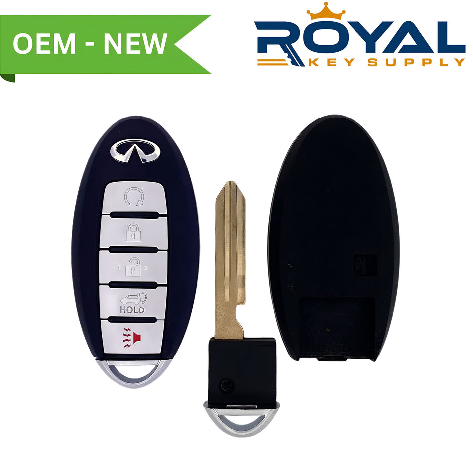 Infiniti New OEM 2016-2018 QX60 Smart Key 5B Remote Start/Hatch FCCID: KR5S180144014 PN# 285E3-9NF5A - Royal Key Supply