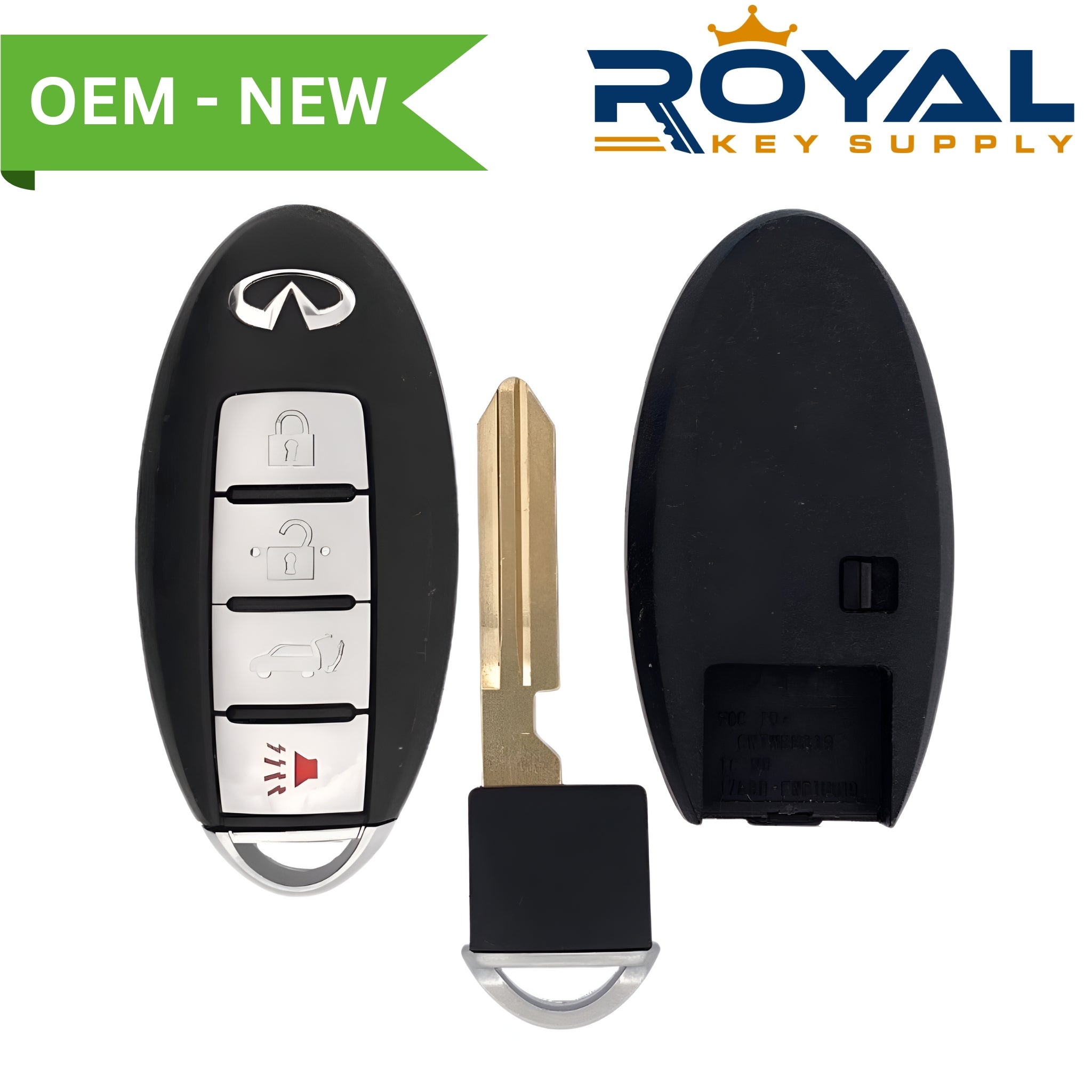 Infiniti New OEM 2008-2010 QX56 Smart Key 4B Hatch FCCID: CWTWBU624 PN# 285E3-ZQ31B - Royal Key Supply