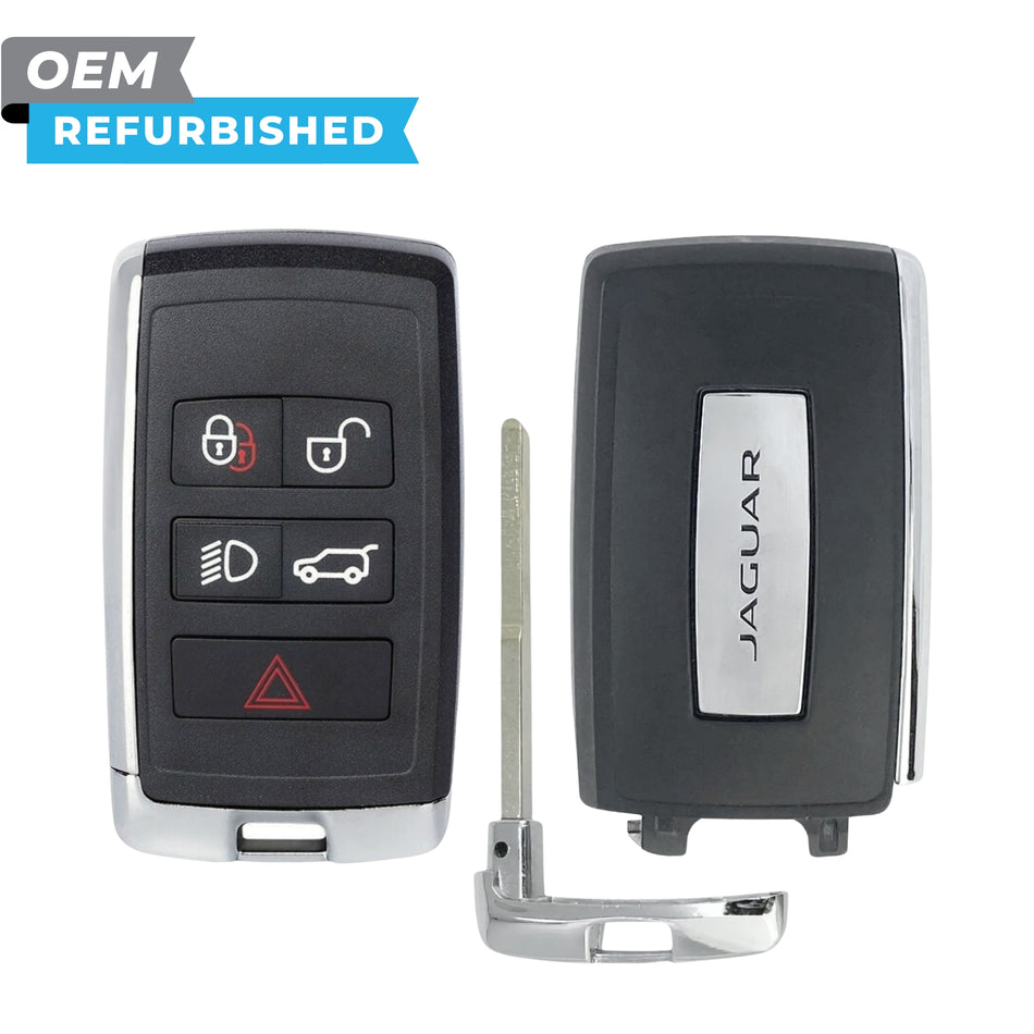 Jaguar Refurbished OEM 2017-2020 E-PACE Smart Key 5B Hatch/Lights FCCID: K0BJXF18A PN# J9C14288
