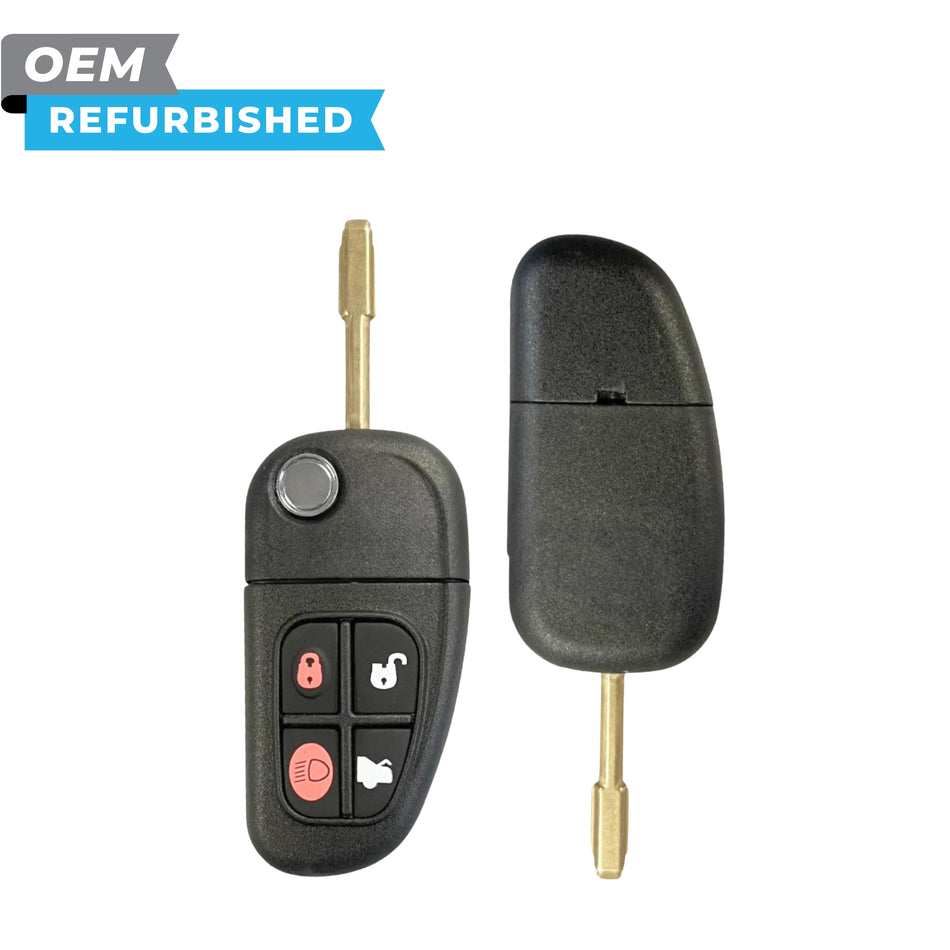 Jaguar Refurbished OEM 2003-2009 XJ Series Remote Flip Key 4 Button FCCID: CWTWB1U243 PN# C2C-24317