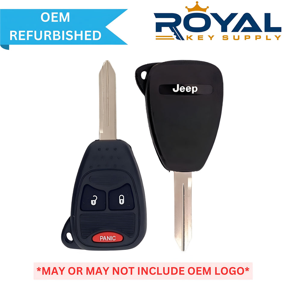 Jeep Refurbished 2007-2016 Patriot Remote Head Key 3B FCCID: OHT692427AA PN# 68000603AA - Royal Key Supply