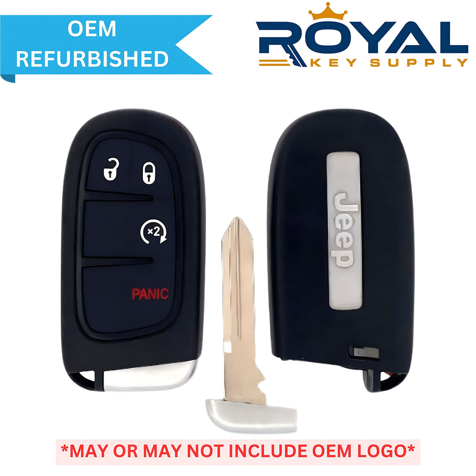 Jeep Refurbished 2014-2021 Cherokee Smart Key 4B Remote Start FCCID: GQ4-54T PN# 68105078AC - Royal Key Supply