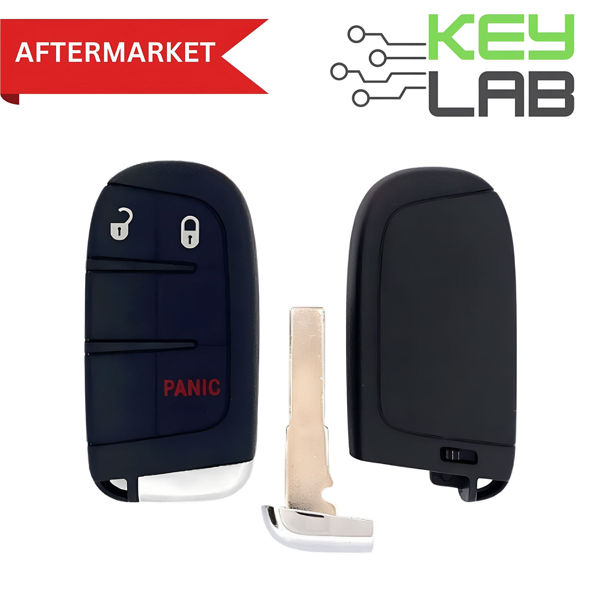 Jeep Aftermarket 2017-2021 Compass Smart Key 3B FCCID: M3N-40821302 PN# 68250335AB - Royal Key Supply