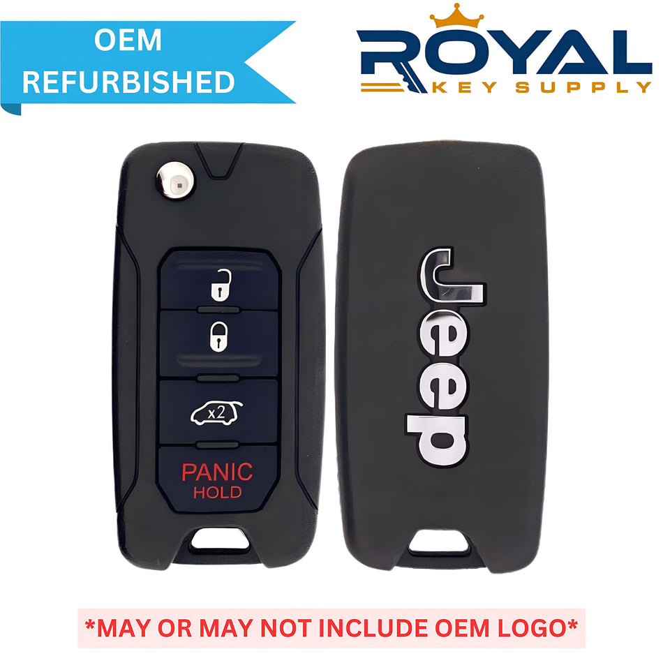 Jeep Refurbished 2015-2018 Renegade Remote Flip Key 4B Hatch FCCID: 2ADFTFI5AM433TX PN# FI5-AM433TX - Royal Key Supply
