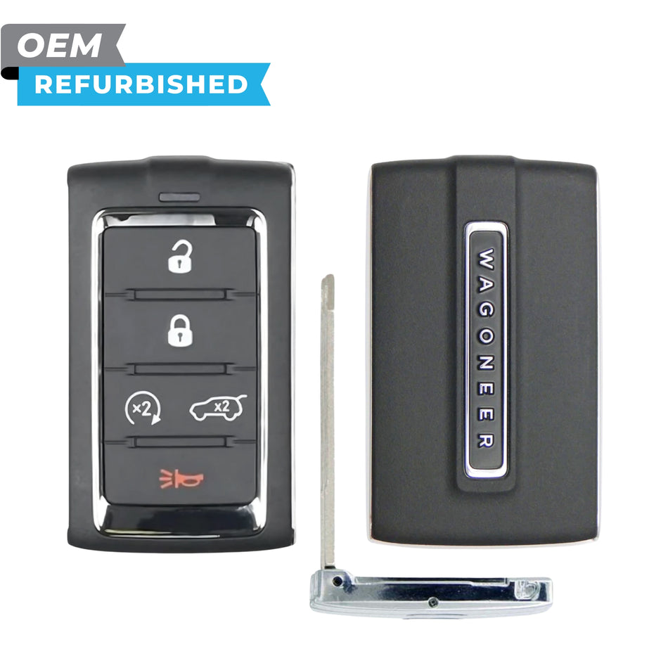 Jeep Refurbished OEM 2021-2022 Grand Wagoneer Smart Key 5B Hatch/Remote Start FCCID: M3NWXF0B1 PN# 68469565AA