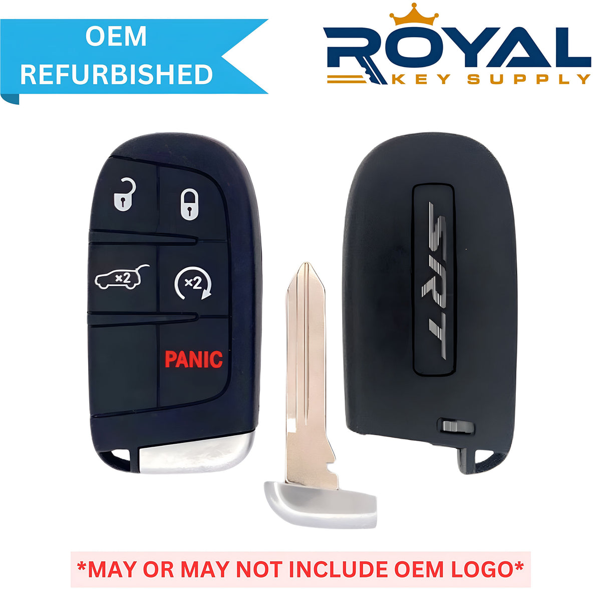 Jeep Refurbished 2015-2023 Grand Cherokee SRT Smart Key 5B Hatch/Remote Start FCCID: M3N-40821302 PN# 68240167AA - Royal Key Supply