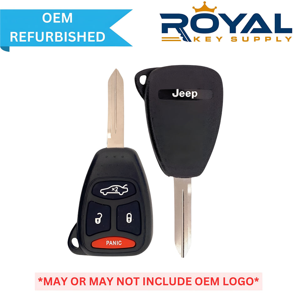 Jeep Refurbished 2005-2007 Commander, Grand Cherokee Remote Head Key 4B Trunk FCCID: KOBDT04A PN# 68029833AB - Royal Key Supply