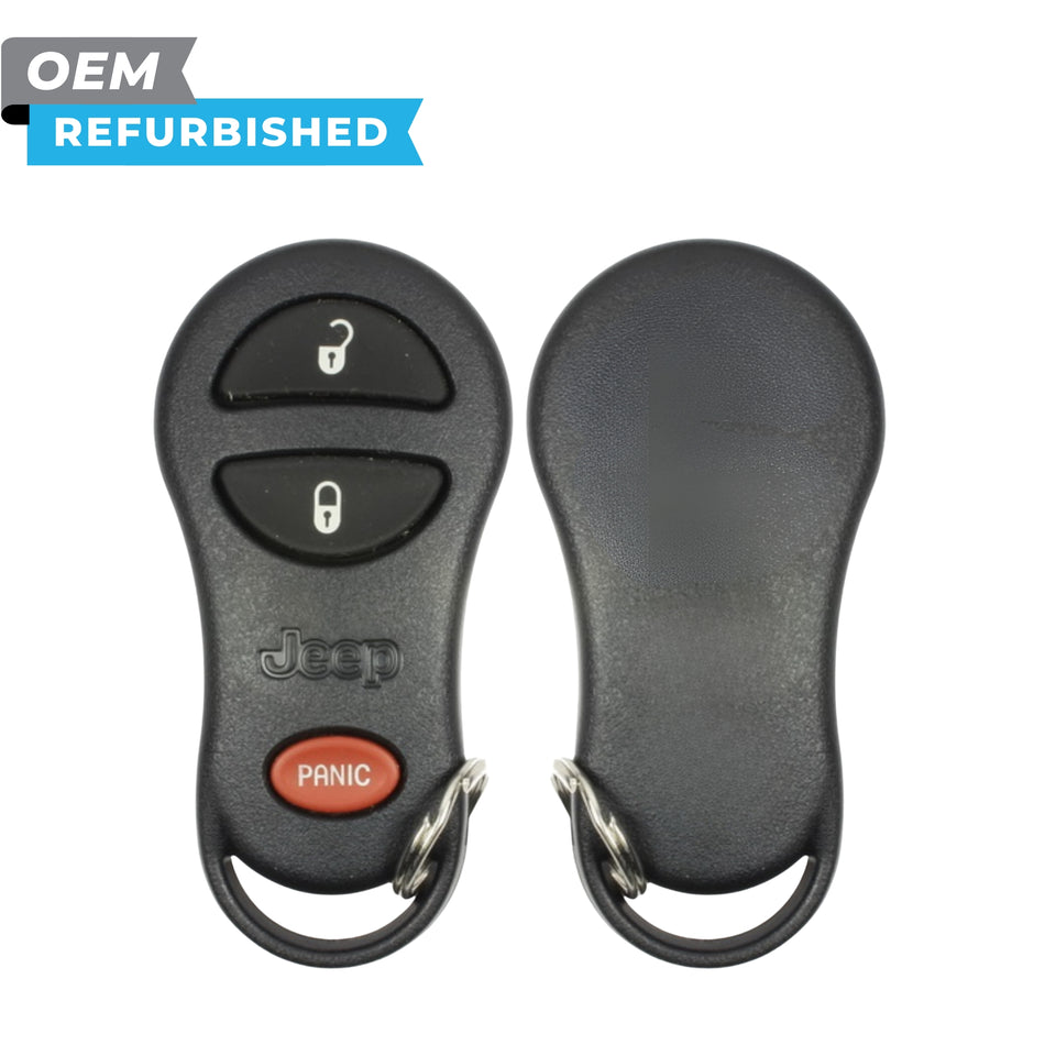 Jeep reacondicionado OEM 1999-2004 Control remoto de entrada sin llave 3B FCCID: GQ43VT9T PN# 56036859, 56036860