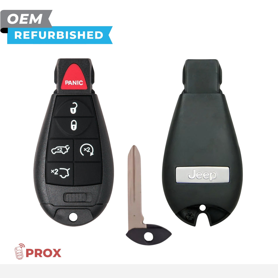 Jeep Refurbished OEM 2008-2010 Fobik Key 6B Hatch/Glass FCCID: IYZ-C01C PN# 68066842AA