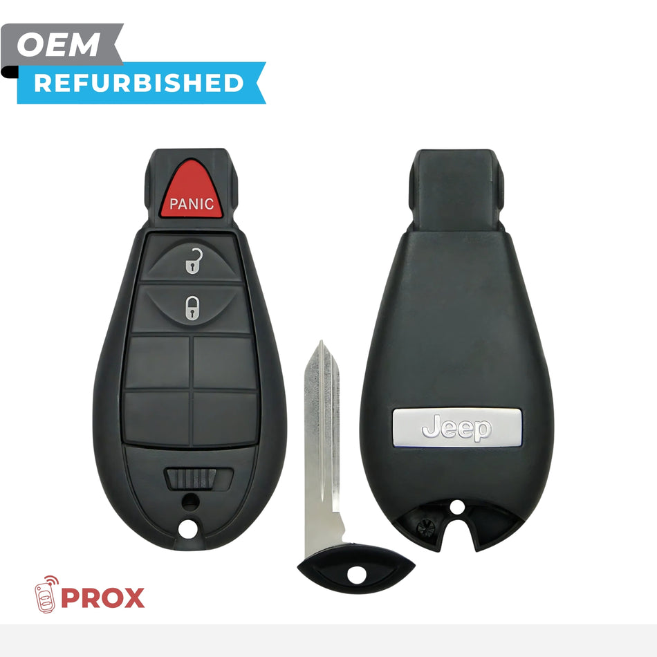 Jeep Refurbished OEM 2009-2013 Fobik Key 3 Button (Keyless Go) FCCID: M3N5WY783X PN# 56046733AE