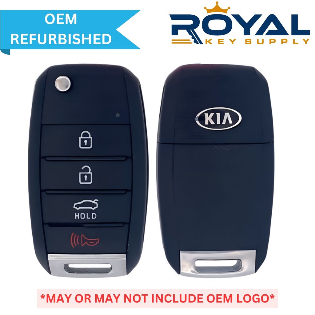 Kia Refurbished OEM 2015-2020 Optima Remote Flip Key 4B Trunk FCCID: SY5JFRGE04 (JF 4BT w/ Chip) PN# 95430-D4000 - Royal Key Supply