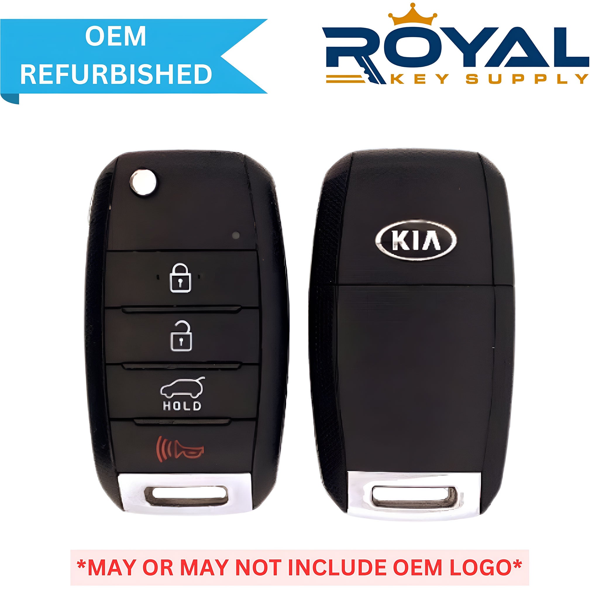 Kia Refurbished 2014-2018 Soul Remote Flip Key 4B Hatch FCCID: OSLOKA-875T PN# 95430-B2101 - Royal Key Supply