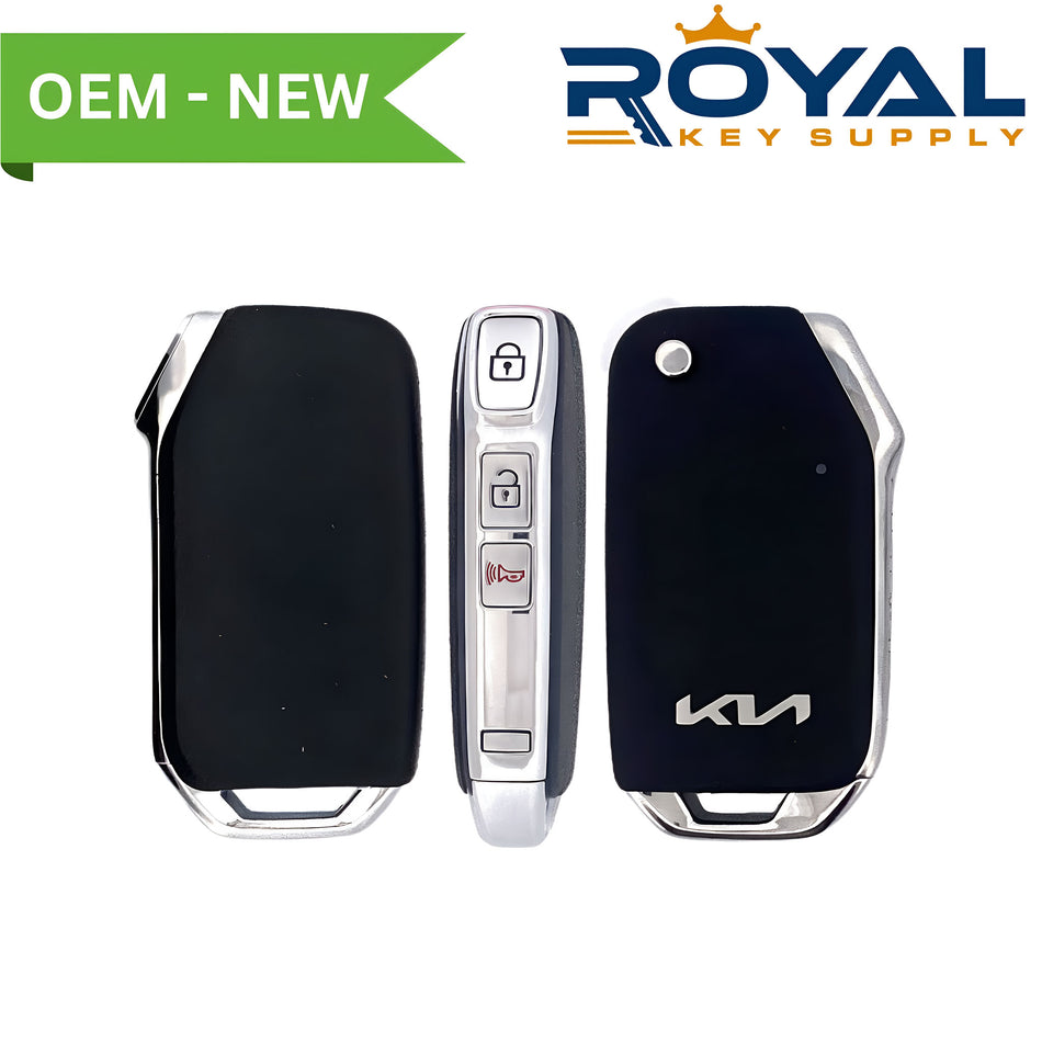 Kia New OEM 2023-2024 Seltos Remote Flip Key 3B FCCID: NYOSYEC4TX1907 PN# 95430-Q5850 - Royal Key Supply