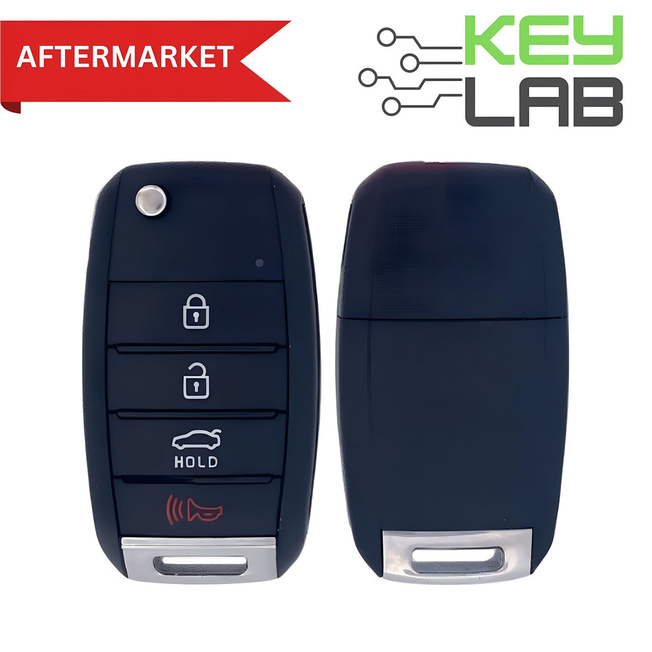 Kia Aftermarket 2014-2016 Forte Remote Flip Key 4B Trunk FCCID: OSLOKA-OKA870T PN# 95430-A7400 - Royal Key Supply