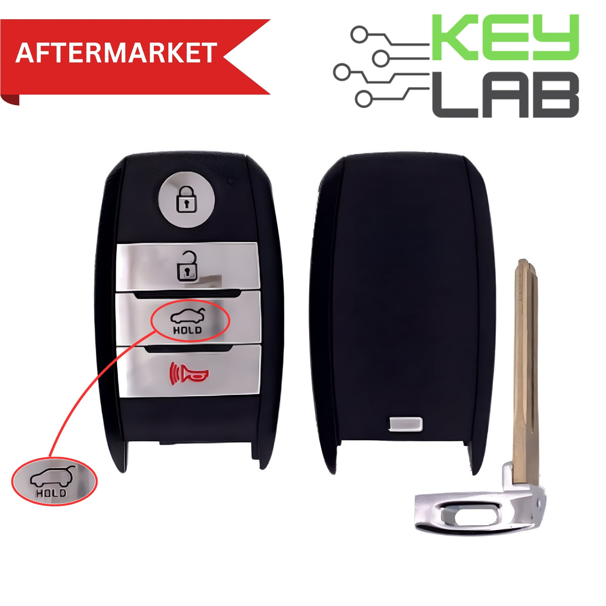 Kia Aftermarket 2013-2015 Sorento Smart Key 4B Hatch FCCID: SY5XMFNA04 PN# 95440-1U500