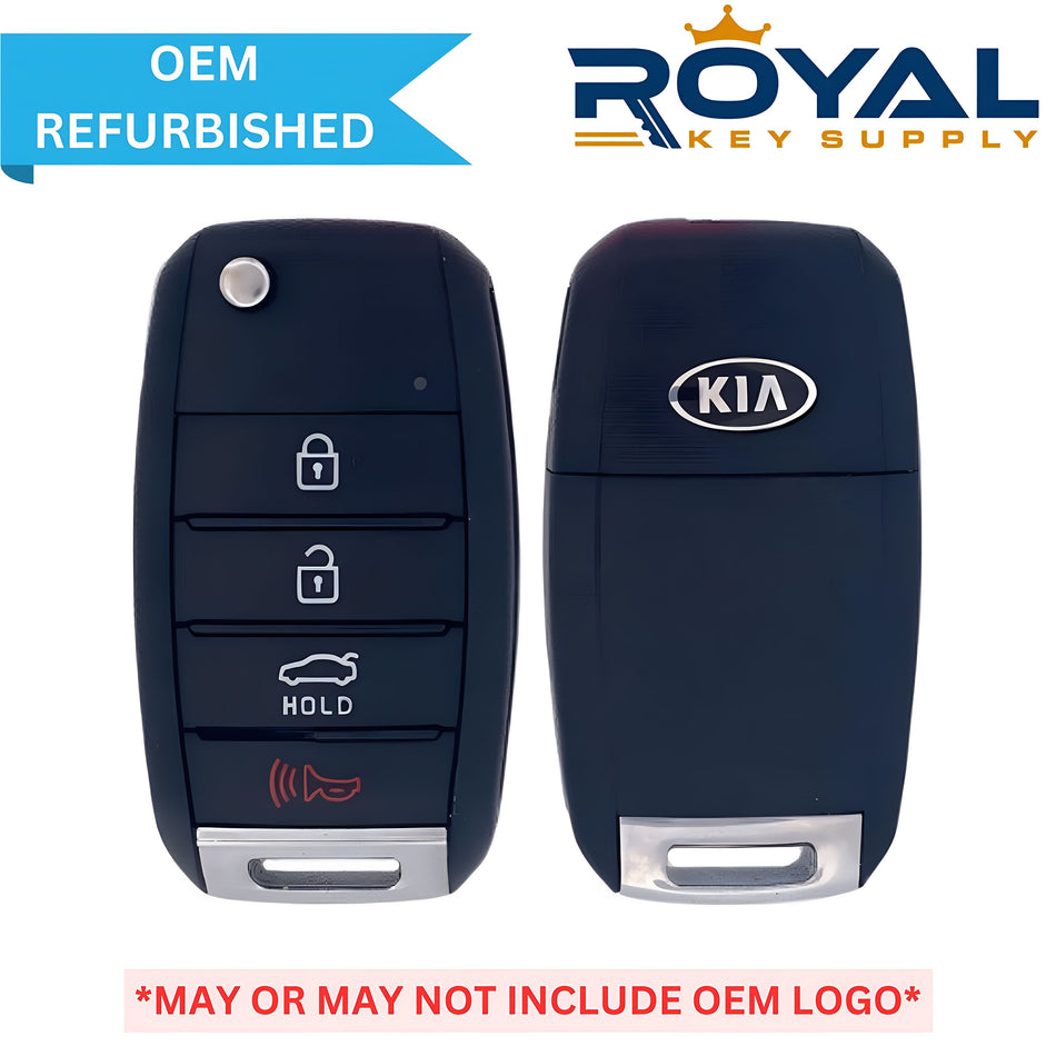 Kia Refurbished 2014-2017 Rio Remote Flip Key 4B Trunk FCCID: TQ8-RKE-3F05 PN# 95430-1W023 - Royal Key Supply