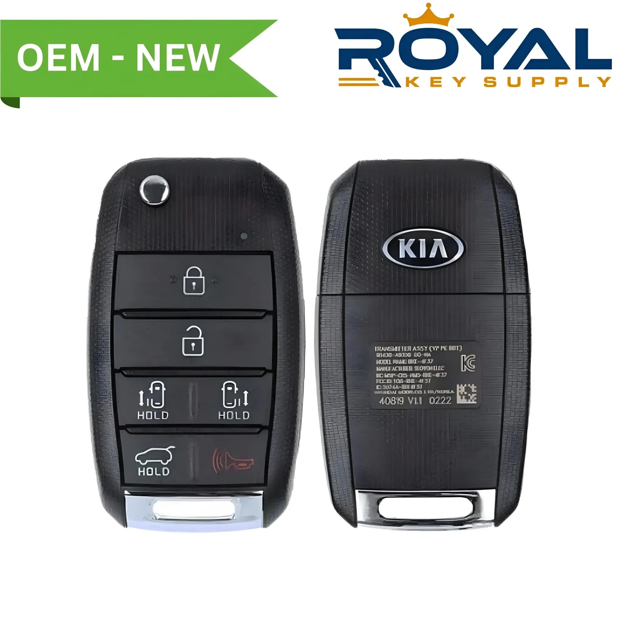 Kia New OEM 2019-2021 Sedona Smart Key 6B Hatch/Power Doors FCCID: TQ8-RKE-4F37 PN# 95430-A9350
