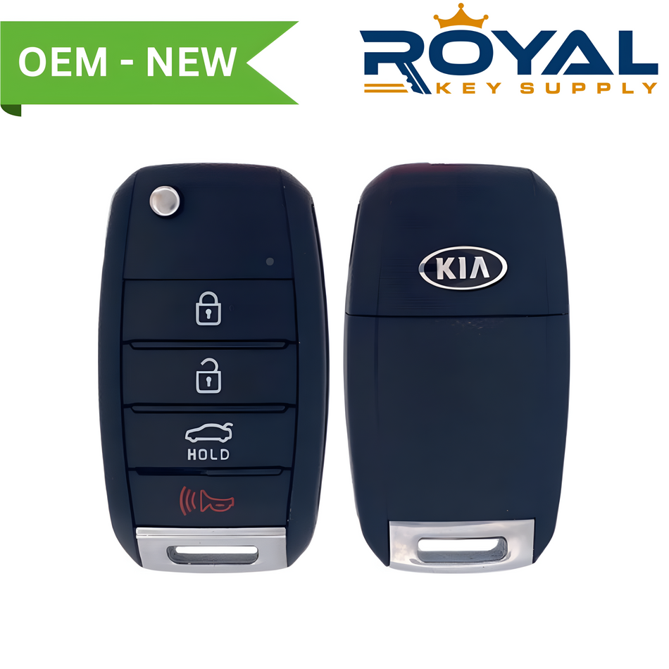 Kia New OEM 2015-2020 Optima Remote Flip Key 4B Trunk FCCID: SY5JFRGE04 (JF 4BT w/ Chip) PN# 95430-D4000