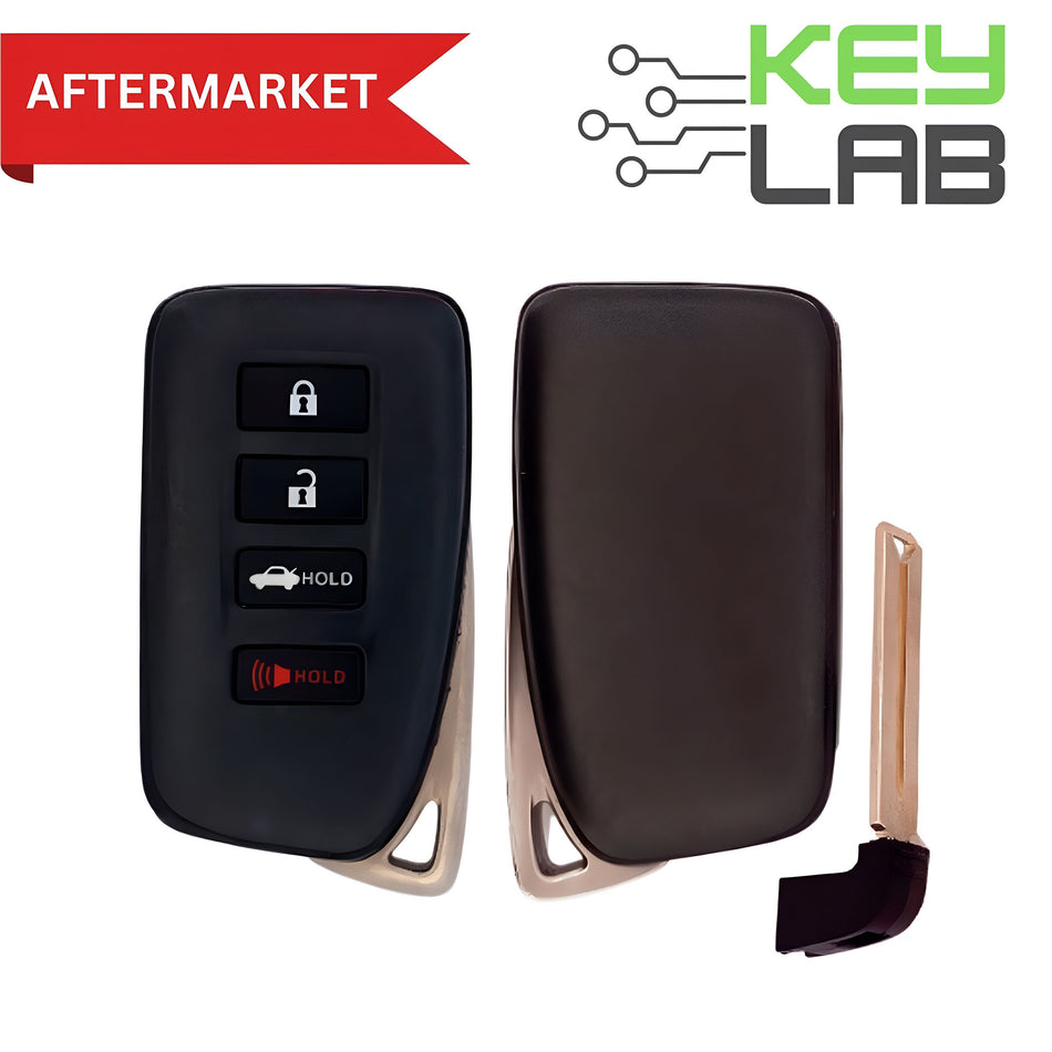 Lexus Aftermarket 2013-2020 ES350 Smart Key 4B Trunk FCCID: HYQ14FBA PN# 89904-06170 - Royal Key Supply