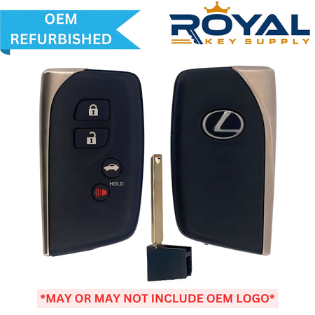 Lexus Refurbished 2013-2017 LS460 Smart Key 4B Trunk FCCID: HYQ14ACX PN# 89904-50K80 - Royal Key Supply