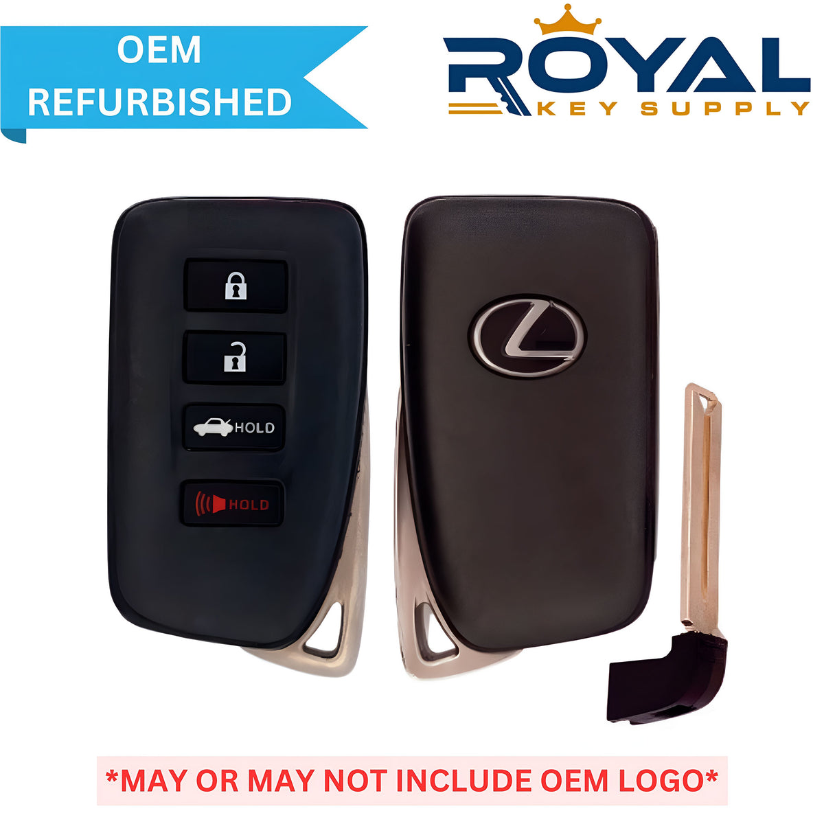 Lexus Refurbished 2014-2020 RC350 Smart Key 4B Trunk FCCID: HYQ14FBA PN# 89904-53651 - Royal Key Supply