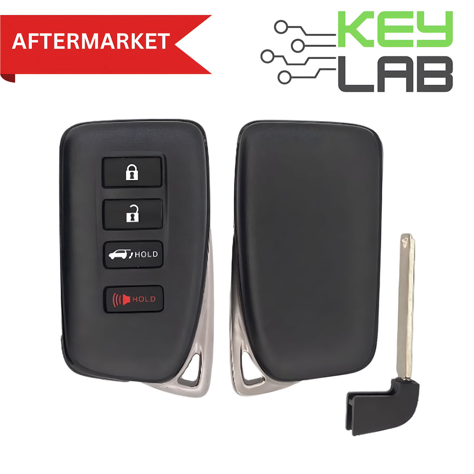 Lexus Aftermarket 2015-2018 NX300H Smart Key 4B Hatch FCCID: HYQ14FBA PN# 89904-78470 - Royal Key Supply