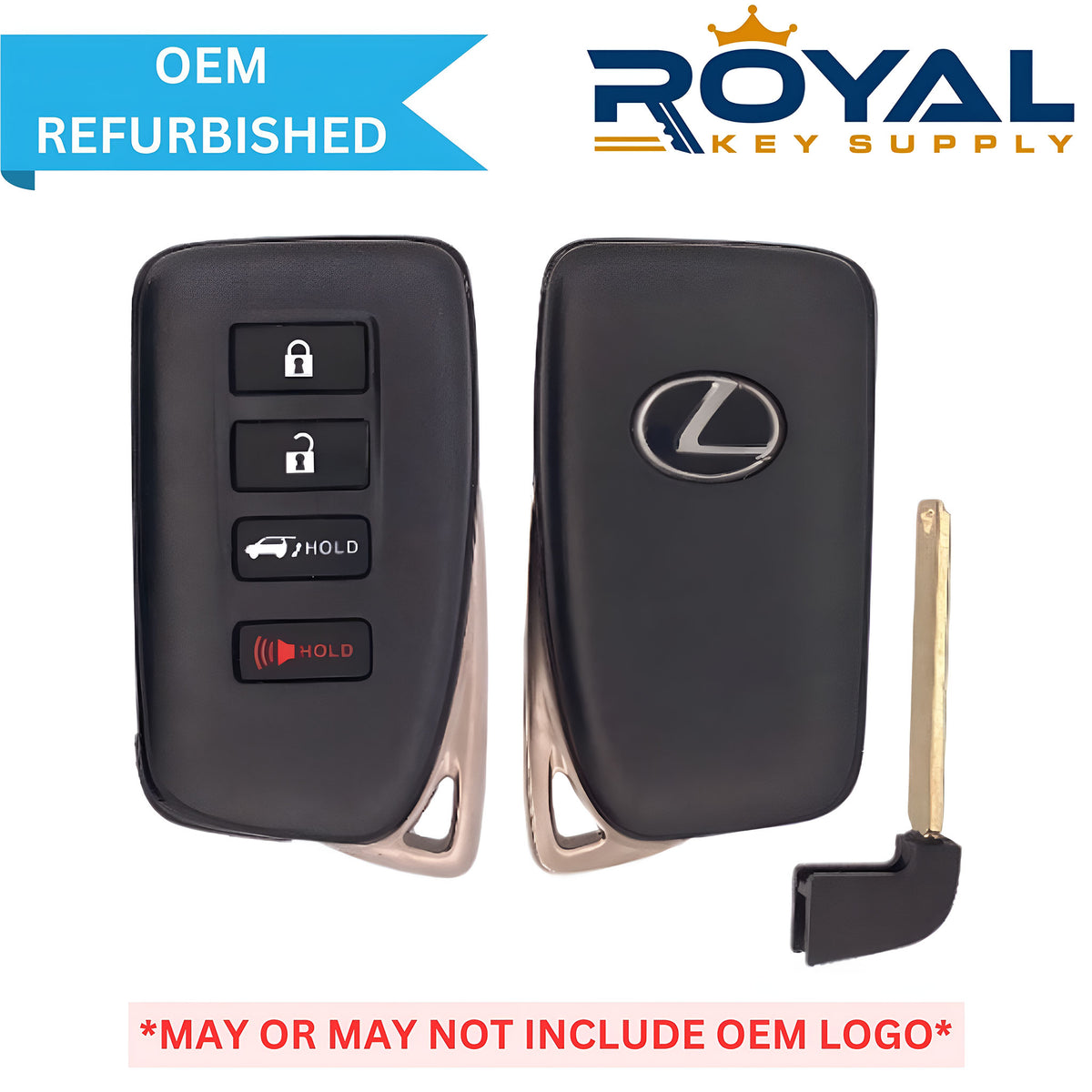 Lexus Refurbished 2015-2018 NX300H Smart Key 4B Hatch FCCID: HYQ14FBA PN# 89904-78470 - Royal Key Supply