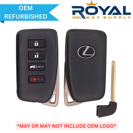 Lexus Refurbished 2015-2018 NX300H Smart Key 4B Hatch FCCID: HYQ14FBA PN# 89904-78470 - Royal Key Supply