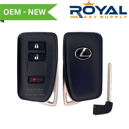 Lexus New OEM 2020-2021 NX200T Smart Key 3B FCCID: HYQ14FLB PN# 89904-78G30 - Royal Key Supply