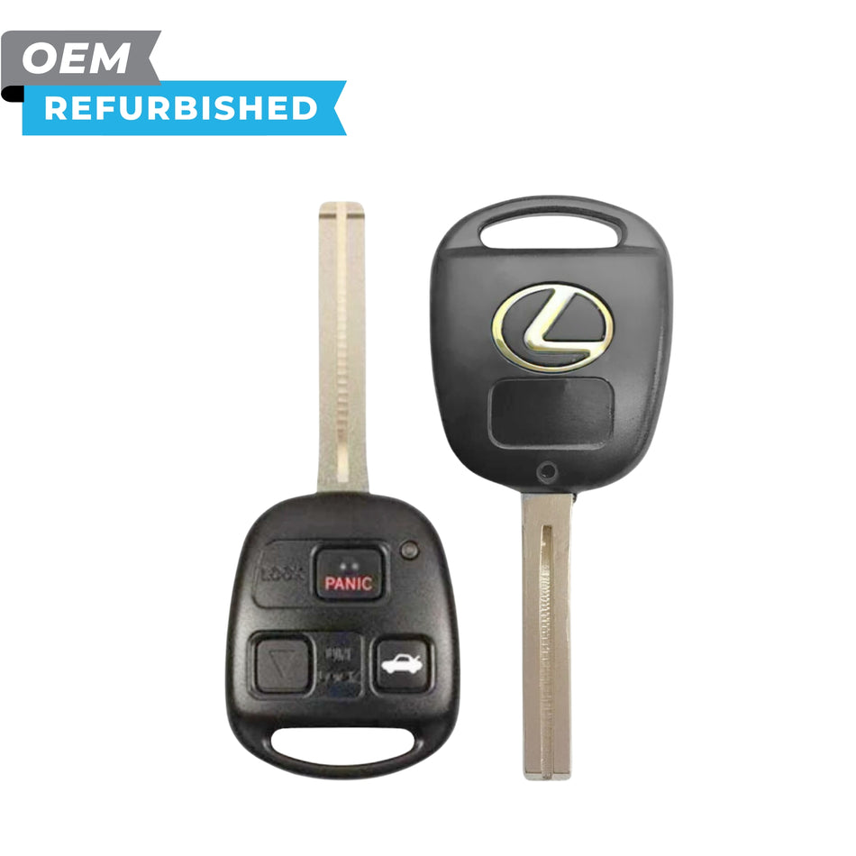 Lexus Refurbished OEM 1998-2001 ES300, SC300, SC400 Remote Head Key (Long Blade) 3 Button FCCID: HYQ1512V PN# 89070-33470