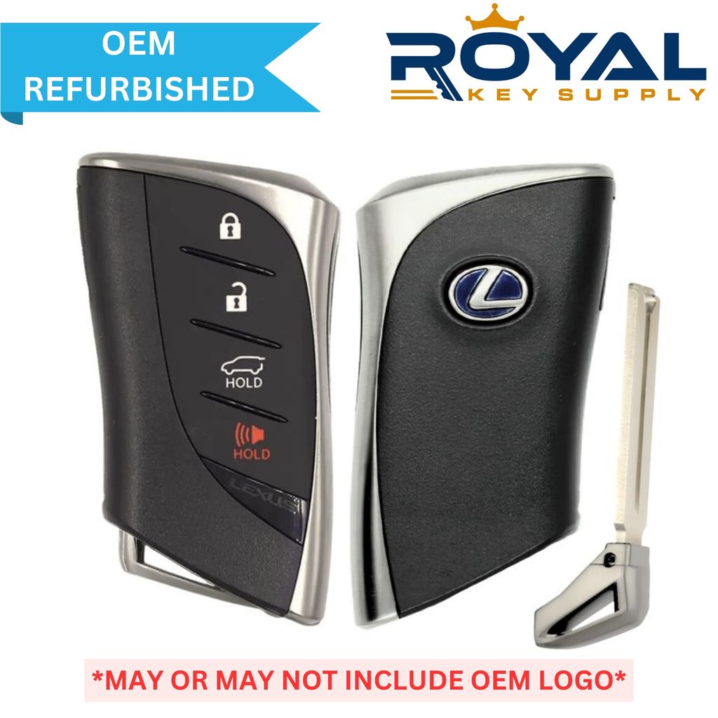 Lexus Refurbished OEM 2019-2020 GX460 Smart Key 4B Hatch Glass FCCID: HYQ14FBF PN# 89904-60U80 - Royal Key Supply