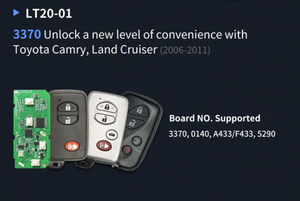 Lonsdor - 4-Button Smart Key PCB Board for 2019–2022 Toyota – Compatible with K518USA/KH100+