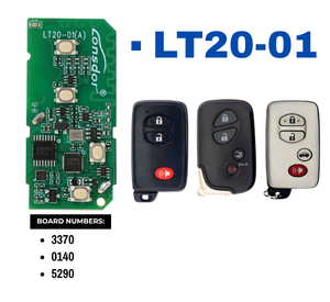 Lonsdor - 2006-2023 Toyota/Lexus LT20-01 Universal Smart PCB Board 8A/4D (Changeable Frequency)