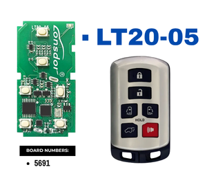 Lonsdor - 2010–2019 Toyota LT20-05 Universal Smart PCB Board (4D-8A Chip)