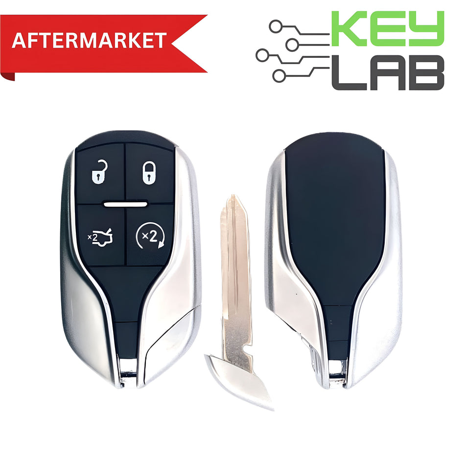 Maserati Aftermarket 2014-2016 Ghibli, Quattroporte, Levanti Smart Key 4B Trunk/Remote Start FCCID: M3N-7393490 PN# 5923336 - Royal Key Supply