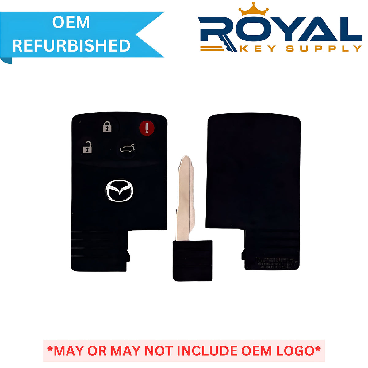 Mazda Refurbished 2007-2009 CX-7, CX-9 Smart Key Remote 4B Hatch FCCID: BGBX1T458SKE11A01 PN# TDY1-67-5RYA - Royal Key Supply