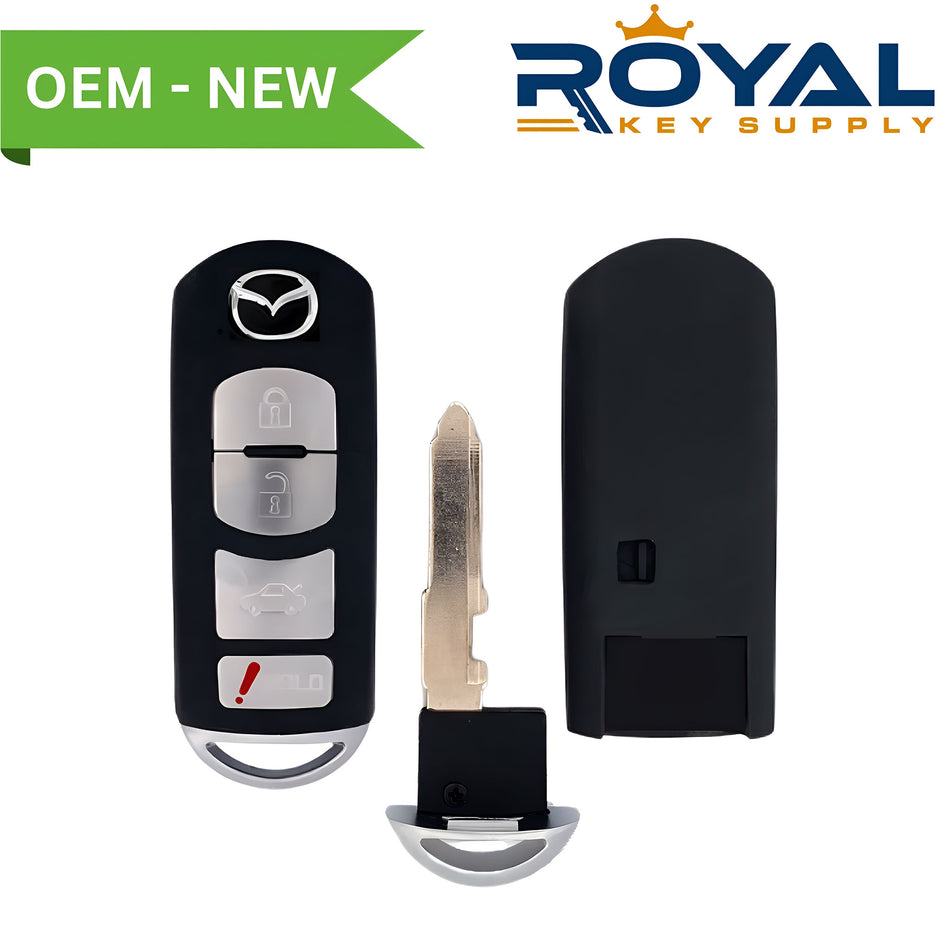 Mazda New OEM 2009-2013 Mazda 6 Smart Key Remote 4B Trunk FCCID: KR55WK49383 PN# GSYL-67-5RY - Royal Key Supply