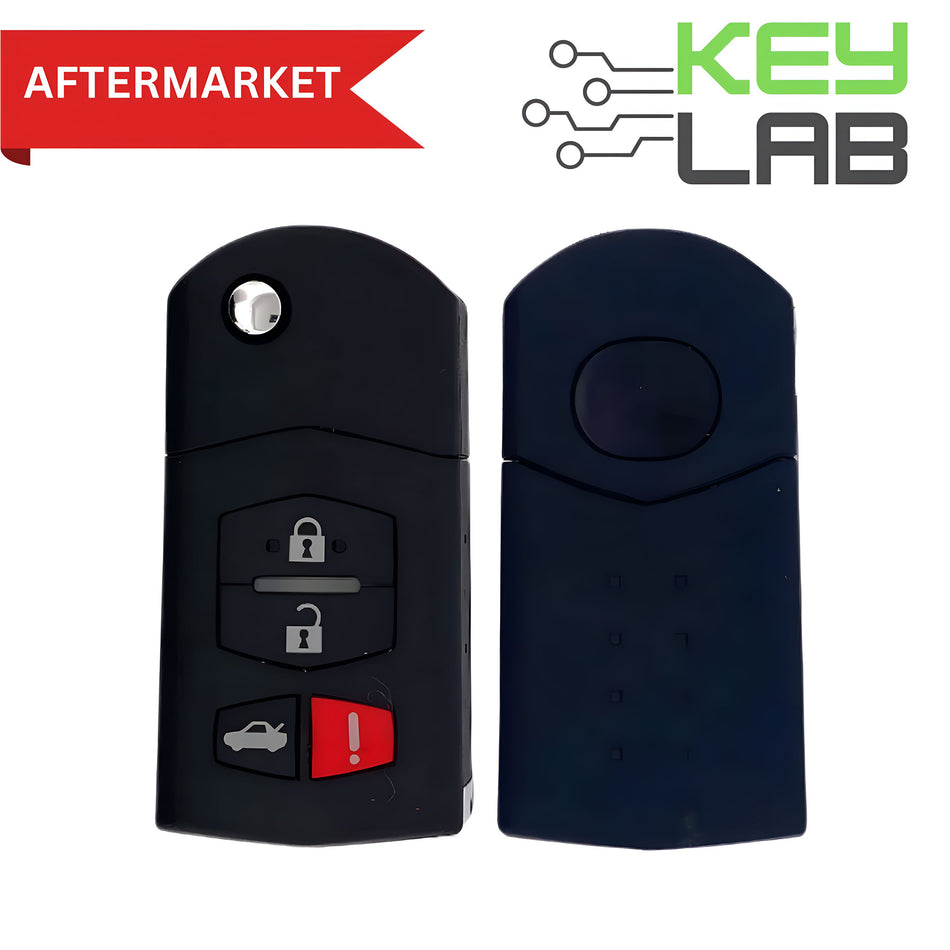 Mazda Aftermarket 2009-2015 Mazda 3/6, Miata MX 5  Remote Flip Key 4B Trunk FCCID: BGBX1T478SKE125-01 PN# BBM4-67-5RY - Royal Key Supply