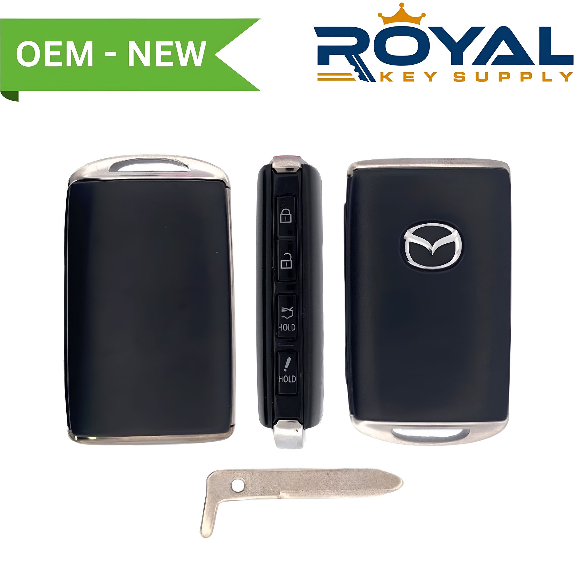 Mazda New OEM 2019-2021 Mazda 3 Smart Key 4B Trunk FCCID: WAZSKE11D01 PN# BCYA-67-5DY - Royal Key Supply