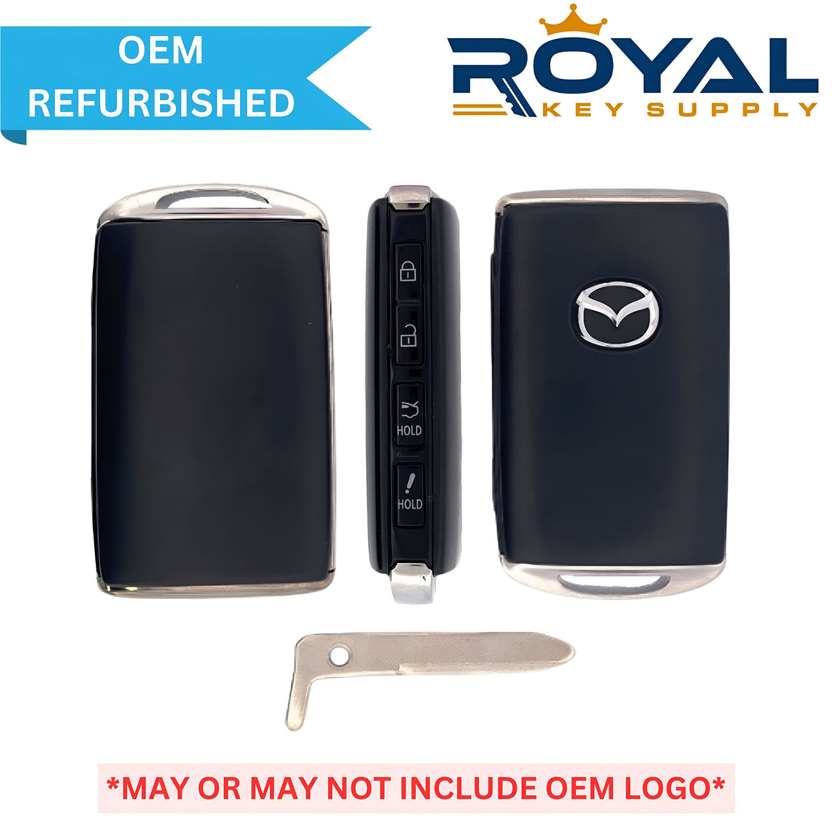 Mazda Refurbished 2019-2021 Mazda 3 Smart Key 4B Trunk FCCID: WAZSKE11D01 PN# BCYA-67-5DY - Royal Key Supply