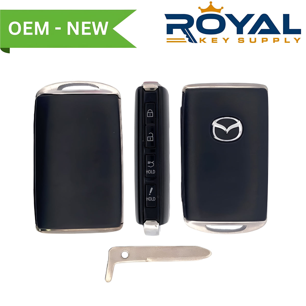 Mazda New OEM 2019-2021 Mazda 6, Miata MX 5 Smart Key 4B Trunk FCCID: WAZSKE13D03 PN# GDYL-67-5DY - Royal Key Supply