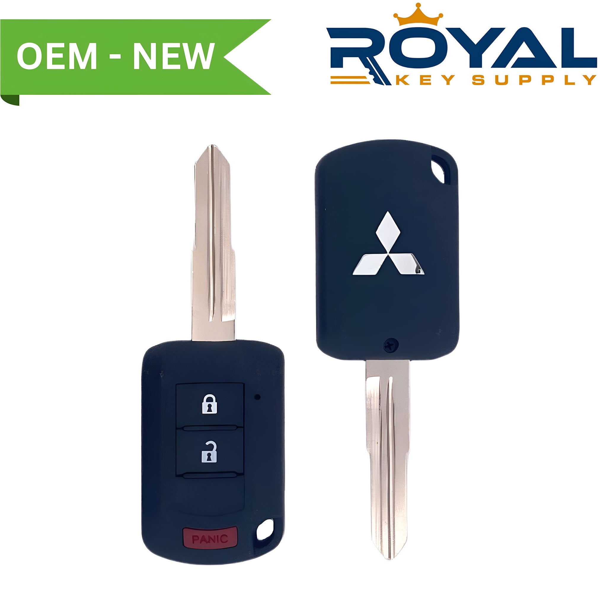 Mitsubishi New OEM 2013-2021 Mirage Remote Head Key 3B FCCID: OUCJ166N PN# 6370B904 - Royal Key Supply