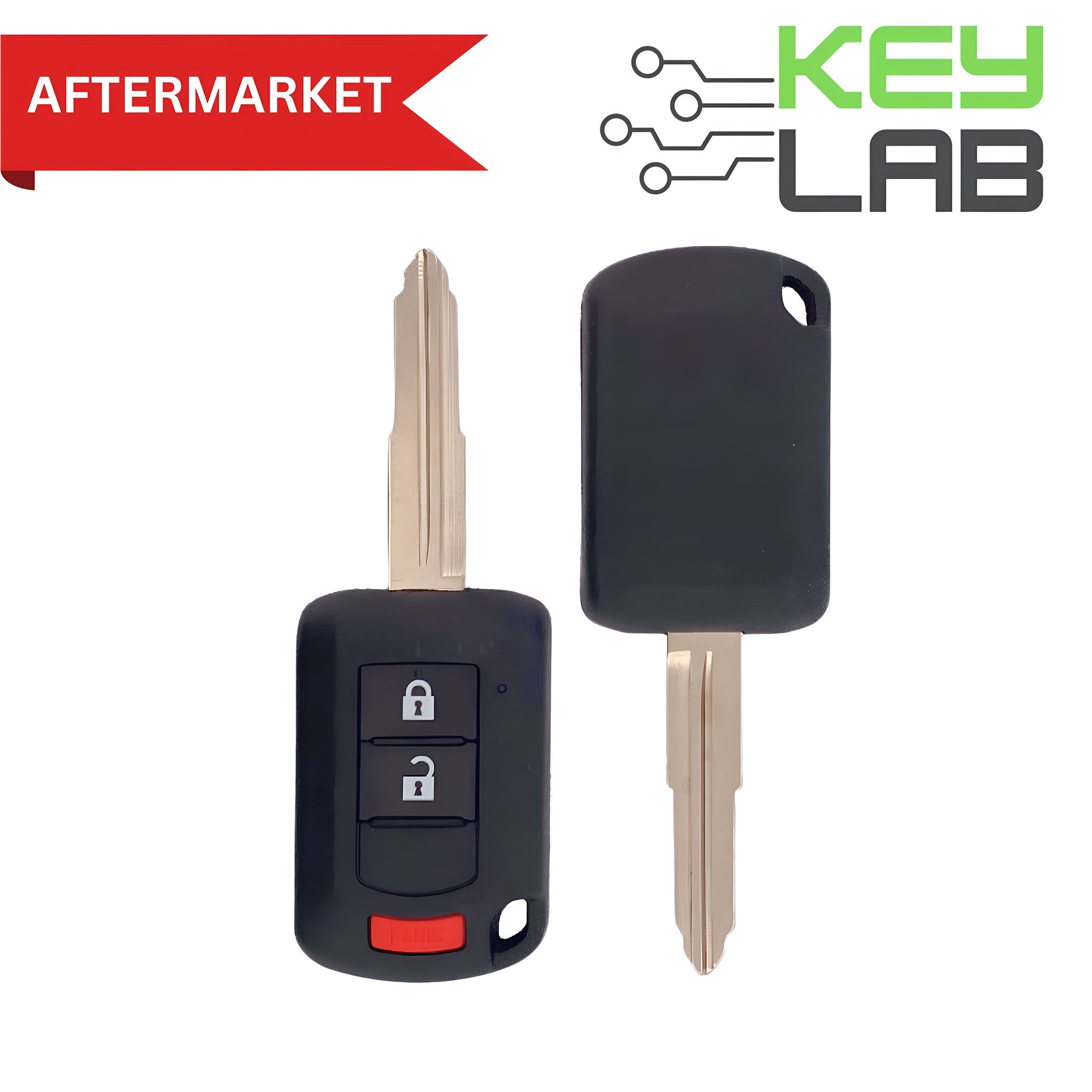 Mitsubishi Aftermarket 2016-2021 Outlander Remote Head Key 3B FCCID: OUCJ166N PN# 6370B944 - Royal Key Supply