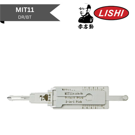 Original Lishi - Mitsubishi MIT11 (V.2) - 2-In-1 Pick/Decoder - AG - Royal Key Supply