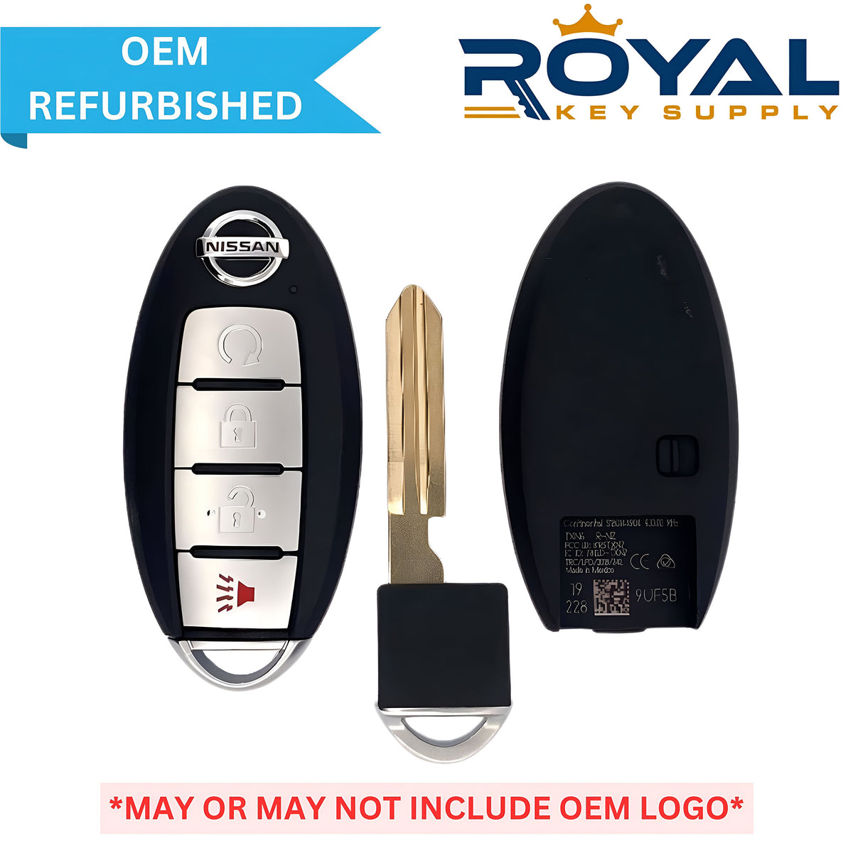 Nissan Refurbished 2015-2020 Murano Smart Key 4B Remote Start FCCID: KR5S180144014 PN# 285E3-5AA3D - Royal Key Supply
