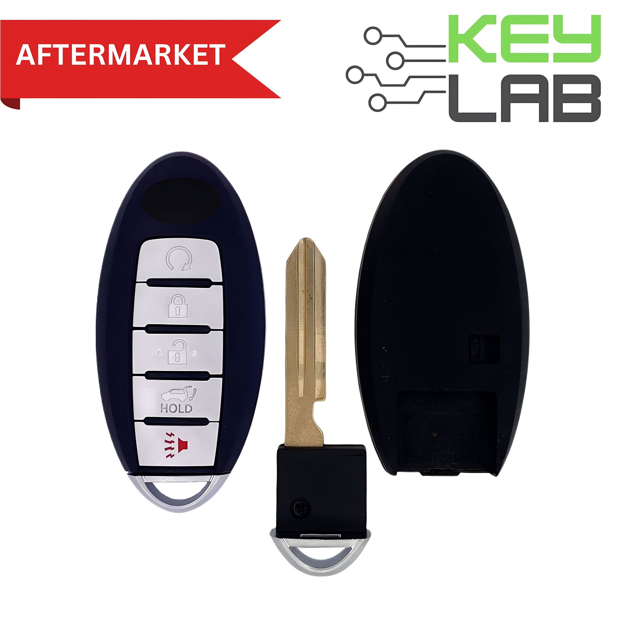 Nissan Aftermarket 2017-2020 Rogue Smart Key 5B Remote Start/Hatch FCCID: KR5S180144106 PN# 285E3-6FL7A - Royal Key Supply