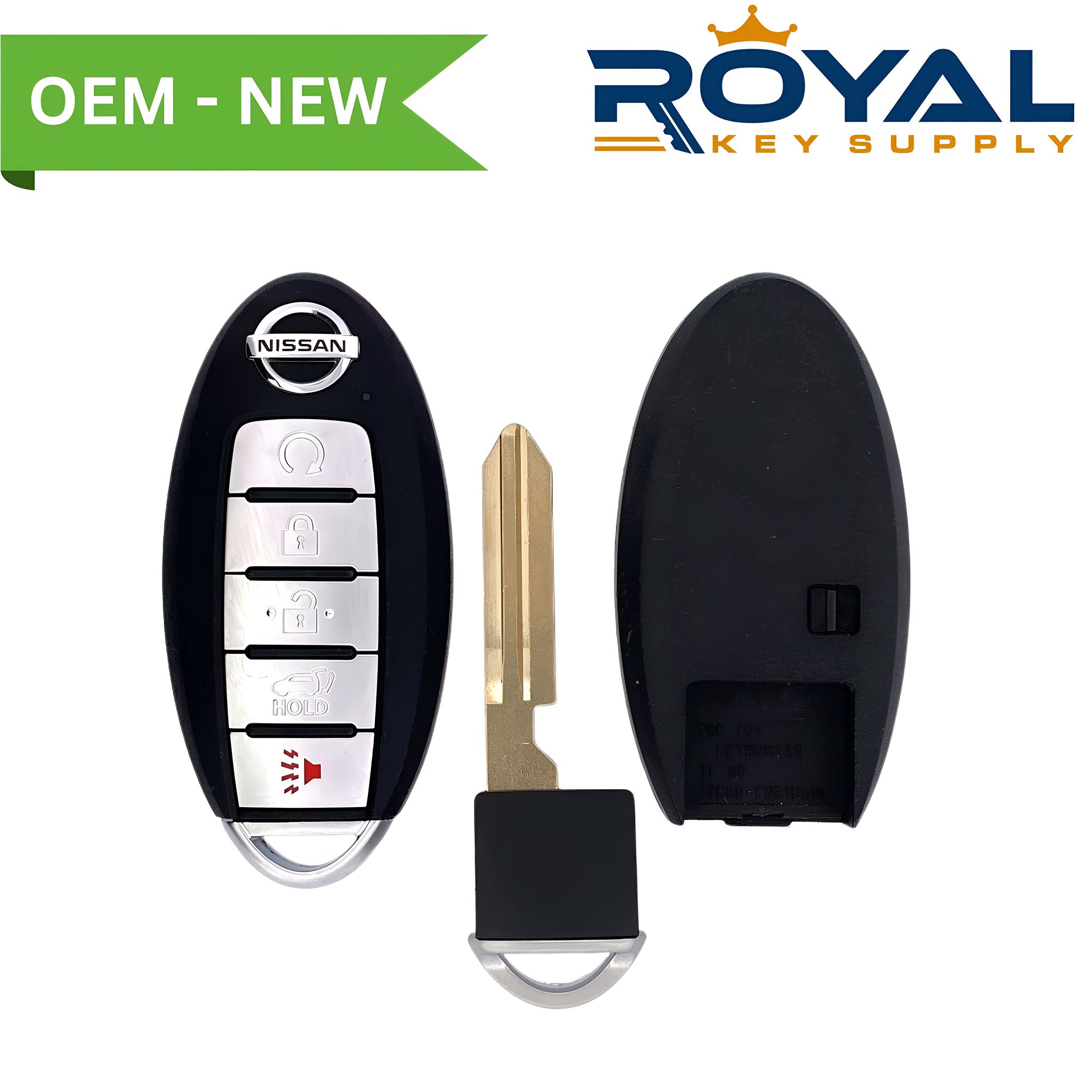 Nissan New OEM 2021 Rogue Smart Key 5B Remote Start/Hatch FCCID: KR5TXN4 PN# 285E3-6TA7B - Royal Key Supply