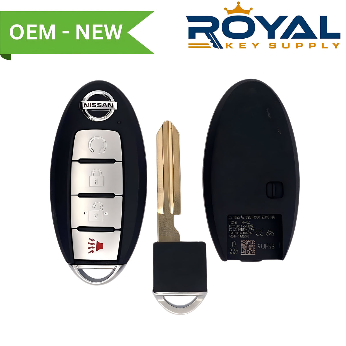 Nissan New OEM 2021-2022 Pathfinder Smart Key 4B Remote Start FCCID: KR5TXN3 PN# 285E3-6XR5A - Royal Key Supply