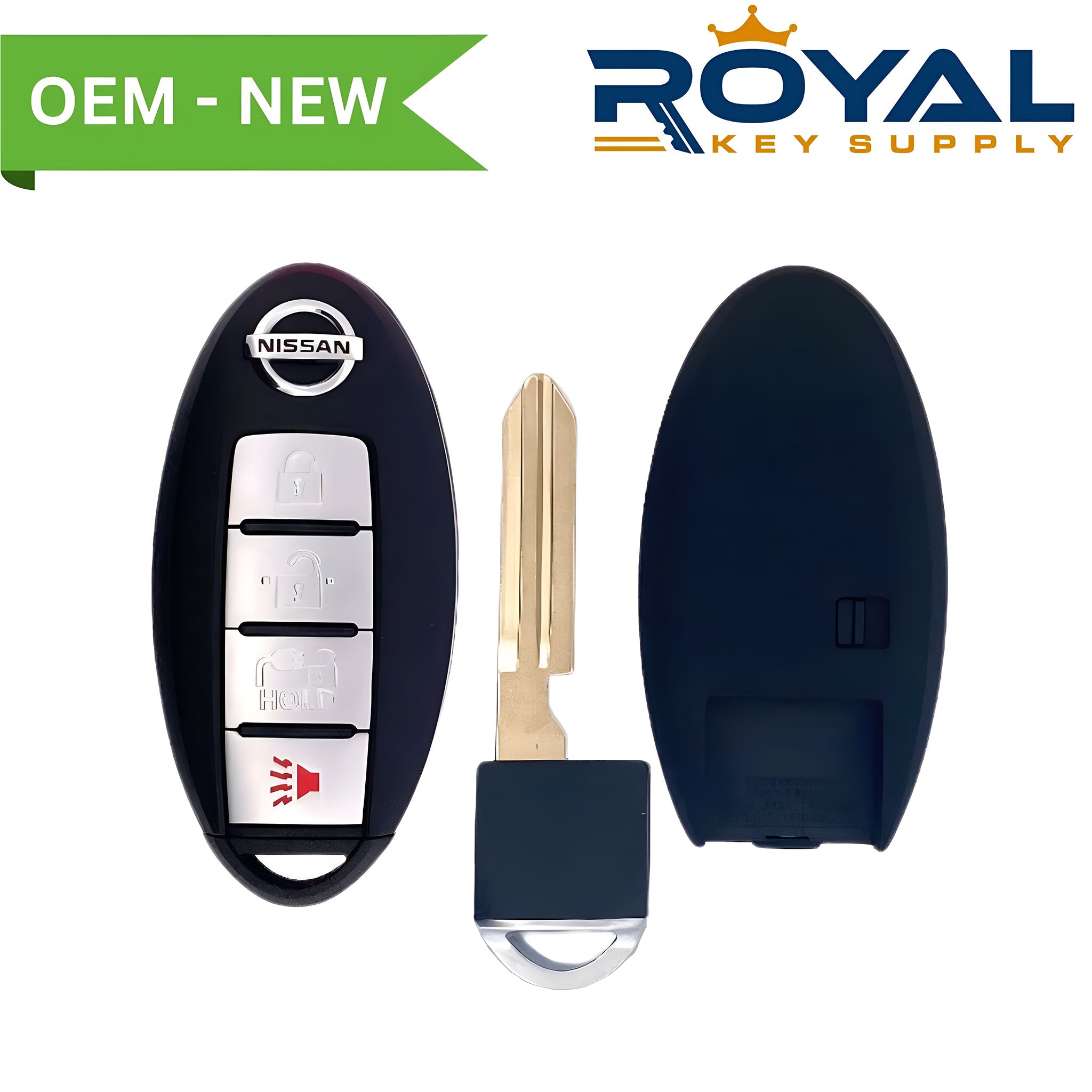 Nissan New OEM 2018-2020 Leaf Smart Key 4B Plug-In FCCID: CWTWB1G0168 PN# 285E3-5SA1A - Royal Key Supply