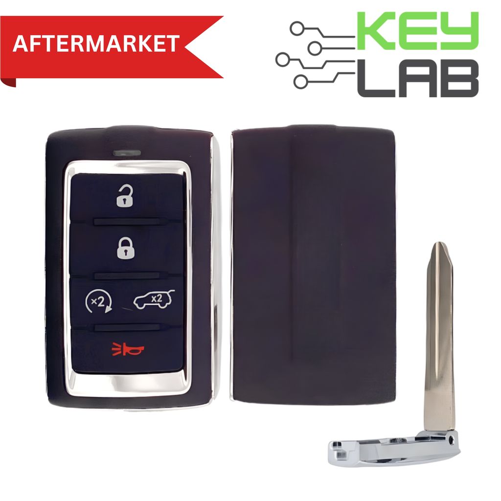 Jeep Aftermarket 2021-2023 Grand Cherokee Smart Key 5B Hatch/Remote Start FCCID: M3NWXF0B1 PN# 68377534AB - Royal Key Supply